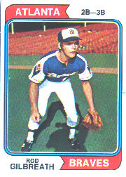 1974 Topps Baseball Cards      093      Rod Gilbreath RC